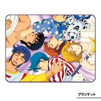 会場販売グッズのブランケット。