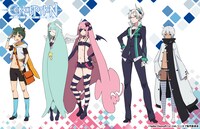 TVアニメ「CONCEPTION」キャラクタービジュアル。左からタルア、リリス、リリィ、ミレイ、スゥ