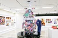 「モンスターストライク展」の様子。