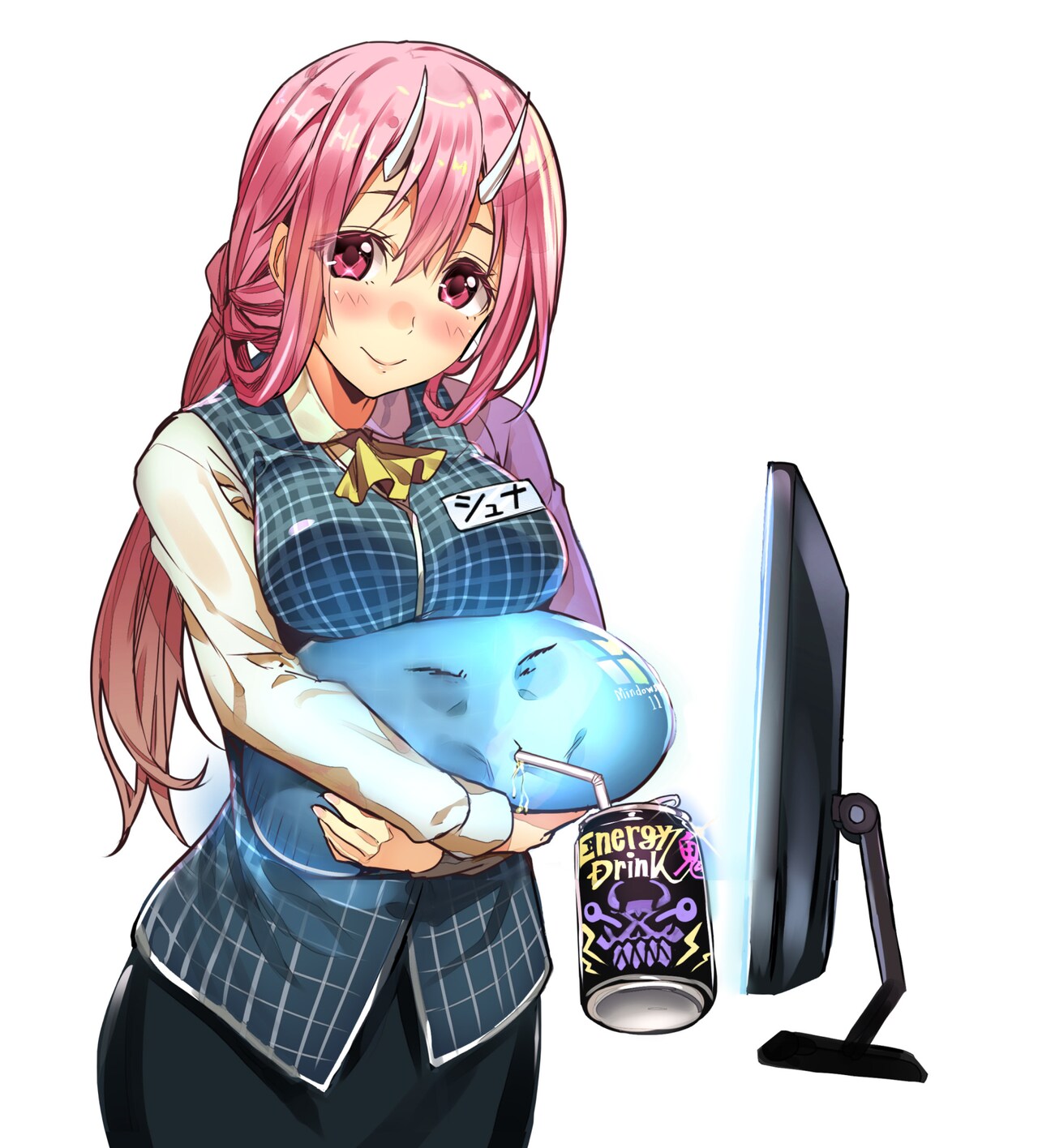 リムルの中間管理職ライフを描くスピンオフ4コマ「転生しても社畜だった件」