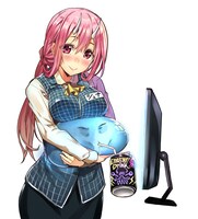 9月26日から10月2日までに登録された作品で、アクセス上位だった「転生しても社畜だった件」のビジュアル。