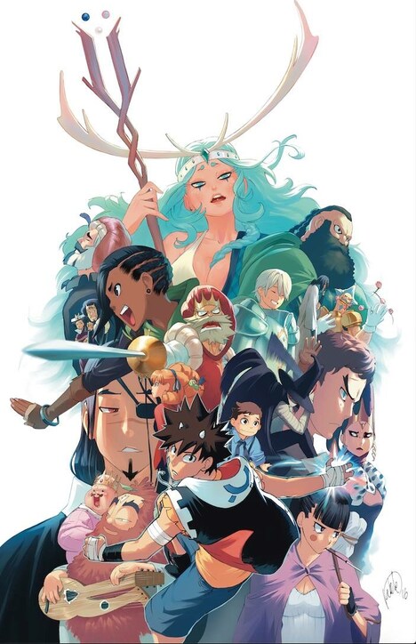 トニー・ヴァレントのイラスト。(c)Tony Valente/Ankama Editions