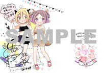 メロンブックス特典の4Pリーフレット。