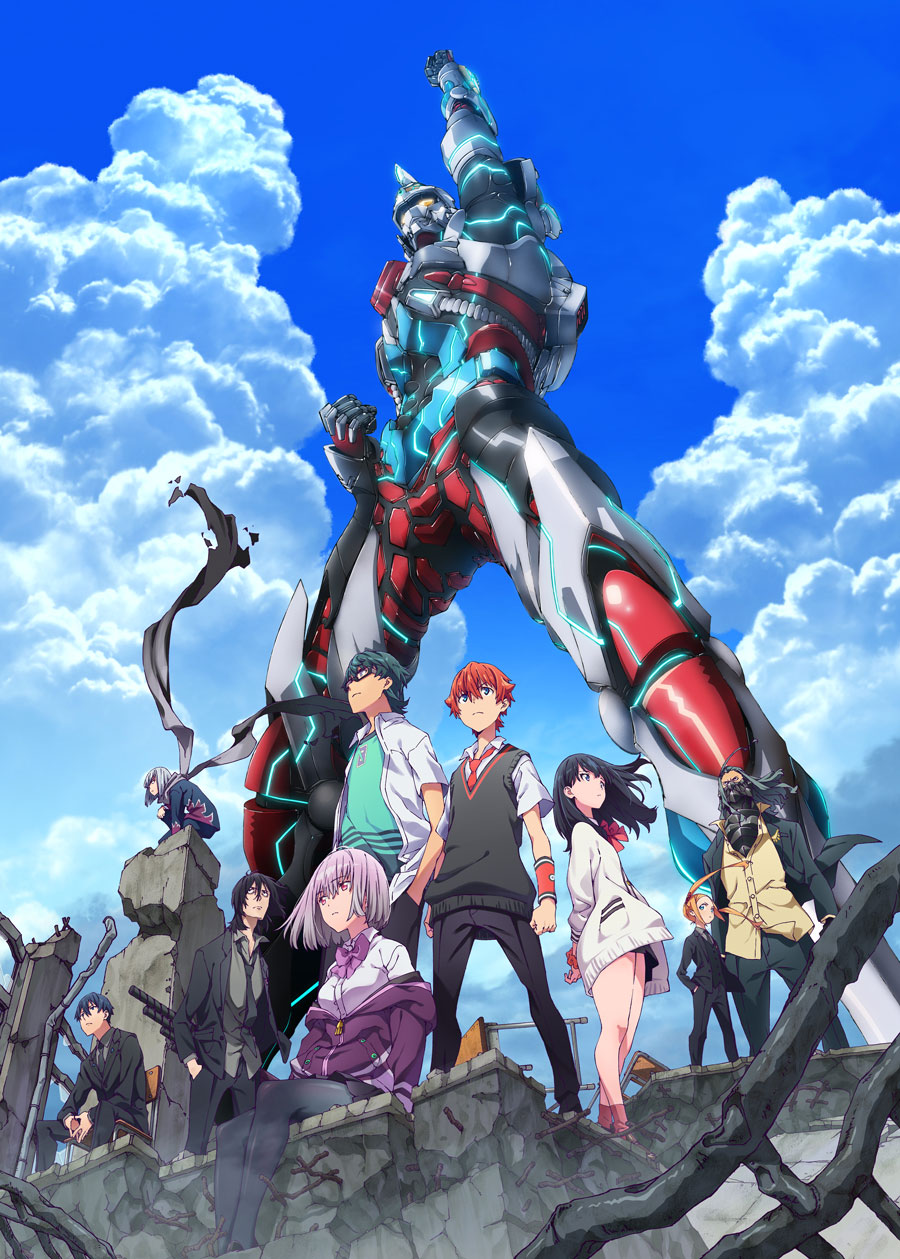 「SSSS.GRIDMAN」第3弾キービジュアル (c)円谷プロ (c)2018 TRIGGER・雨宮哲／「GRIDMAN」製作委員会