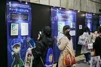 「AnimeJapan 2018」“Production Works Gallery”コーナーの様子。