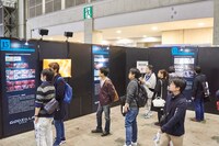「AnimeJapan 2018」“Production Works Gallery”コーナーの様子。