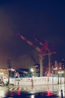 「AKIRA」のアートウォール。