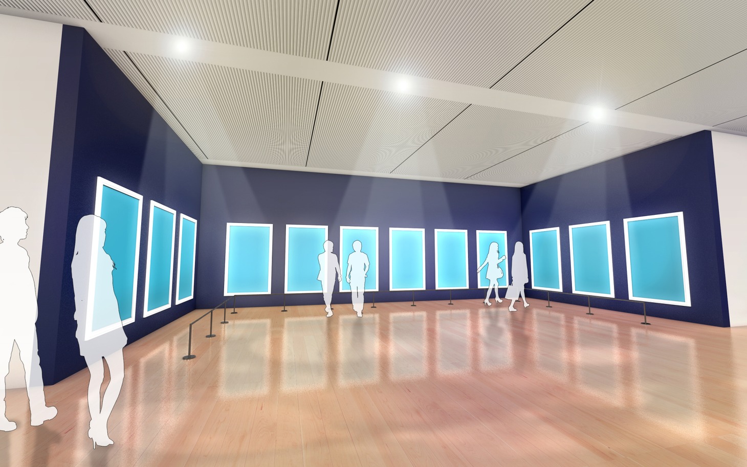 「荒木飛呂彦原画展 JOJO 冒険の波紋」大阪会場イメージ。