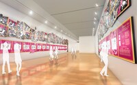 「荒木飛呂彦原画展 JOJO 冒険の波紋」大阪会場イメージ。