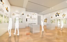 「荒木飛呂彦原画展 JOJO 冒険の波紋」大阪会場イメージ。