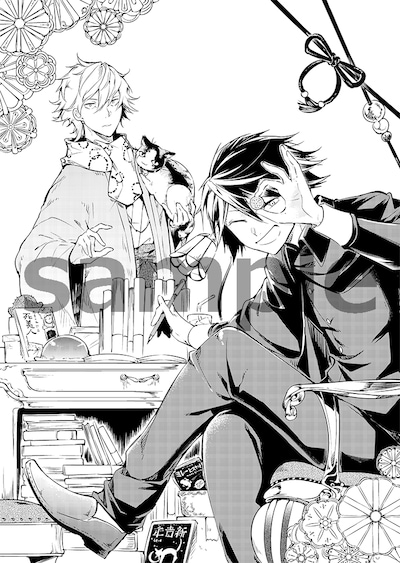 春河35描き下ろしイラスト。