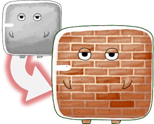 「ゆる～いゲゲゲの鬼太郎 妖怪ドタバタ大戦争」キャラクターの進化例。