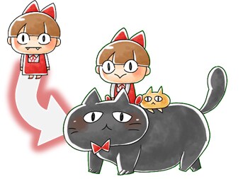 「ゆる～いゲゲゲの鬼太郎 妖怪ドタバタ大戦争」キャラクターの進化例。