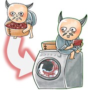 「ゆる～いゲゲゲの鬼太郎 妖怪ドタバタ大戦争」キャラクターの進化例。