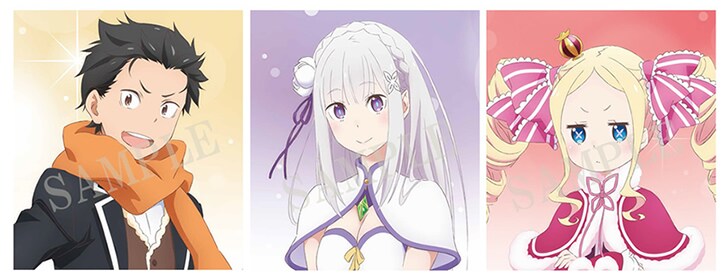 公開2週目の入場者特典「キャスト複製サイン入り ミニ色紙パネル」全3種。