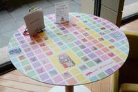 「りぼんのふろく『カワイイ』のひみつ」コラボカフェwith hontoの様子。