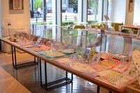 「りぼんのふろく『カワイイ』のひみつ」コラボカフェwith hontoの様子。