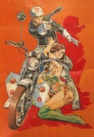 「ワイルド7 イラストレーションズ 2nd.」収録作品のイメージ。※画像はレストア（修復）前のサンプル。