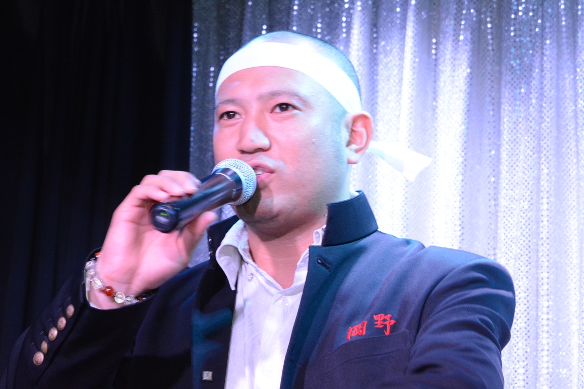 謎の応援団員役の渋谷りゅうき。