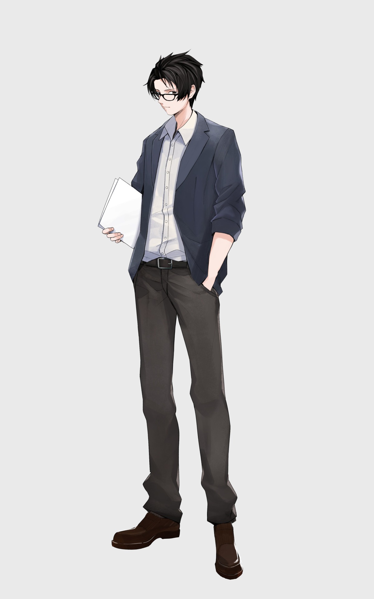 高野幸紀のキャラクタービジュアル。