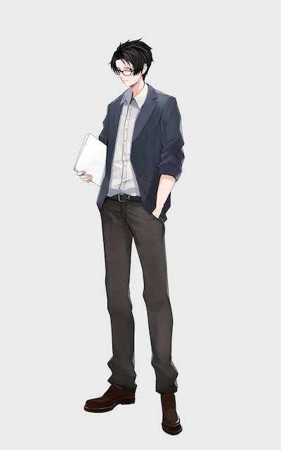 高野幸紀のキャラクタービジュアル。