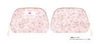 オリジナルブランド「SAKURA」のドーム型ポーチさくら柄。