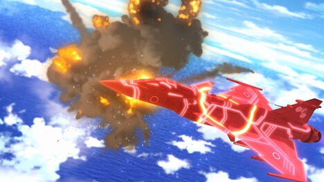 TVアニメ「ガーリー・エアフォース」第1弾PVより。