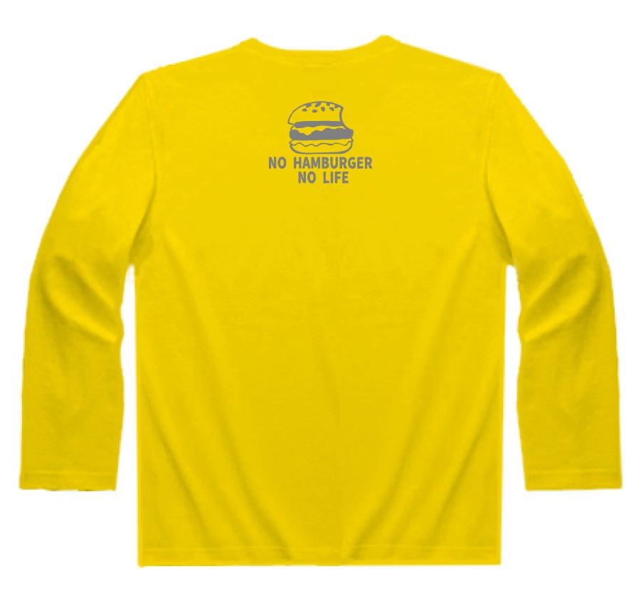 「ハンバーガーマニア長袖Tシャツ」デイジー