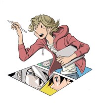 「THE COMIQ」のカラーカット。(c)高橋和希 スタジオ・ダイス/集英社