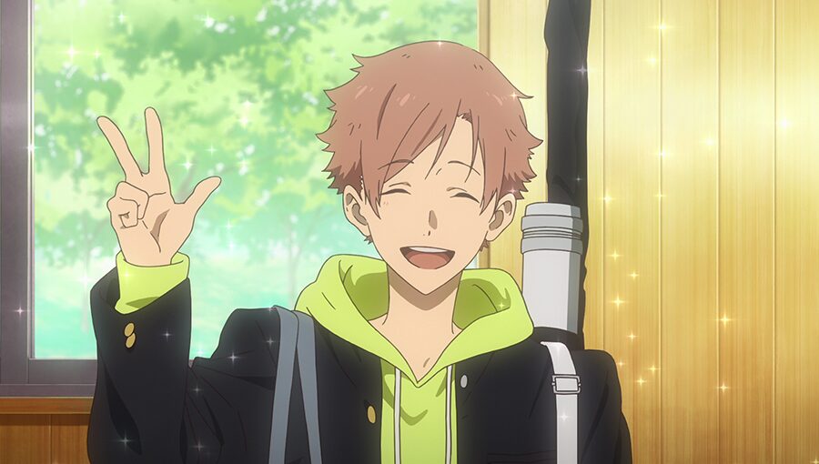 メッハー！」のポーズを決める如月七緒（CV：矢野奨吾）。 - みんなで  