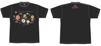 「コジコジ」とストレイテナーがコラボしたTシャツ（ブラック）。