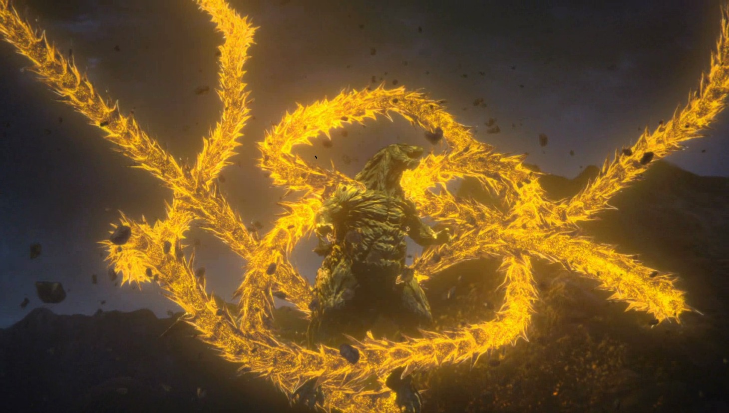 「GODZILLA 星を喰う者」の場面写真。