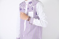 間桐桜モデルのシャツの着用イメージ。