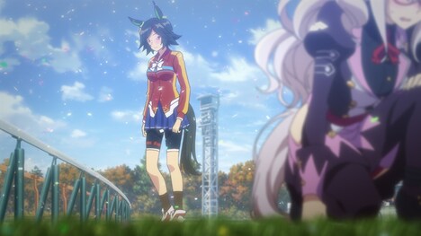 「BNWの誓い」の場面カットより、ウイニングチケット。