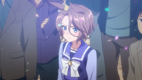 「BNWの誓い」の場面カットより、ナリタタイシン。