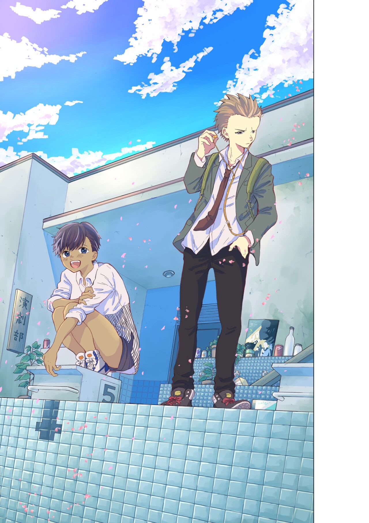 「エーデルワイスとダイアローグ」扉イラスト