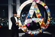 「藤子不二雄(A)展 -(A)の変コレクション-」会場のエントランス。