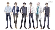 TVアニメ「スタンドマイヒーローズ」より、麻薬取締官、通称“マトリ”の6人。