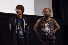 オメでたい頭でなによりのmao（左）、ミト充（右）。