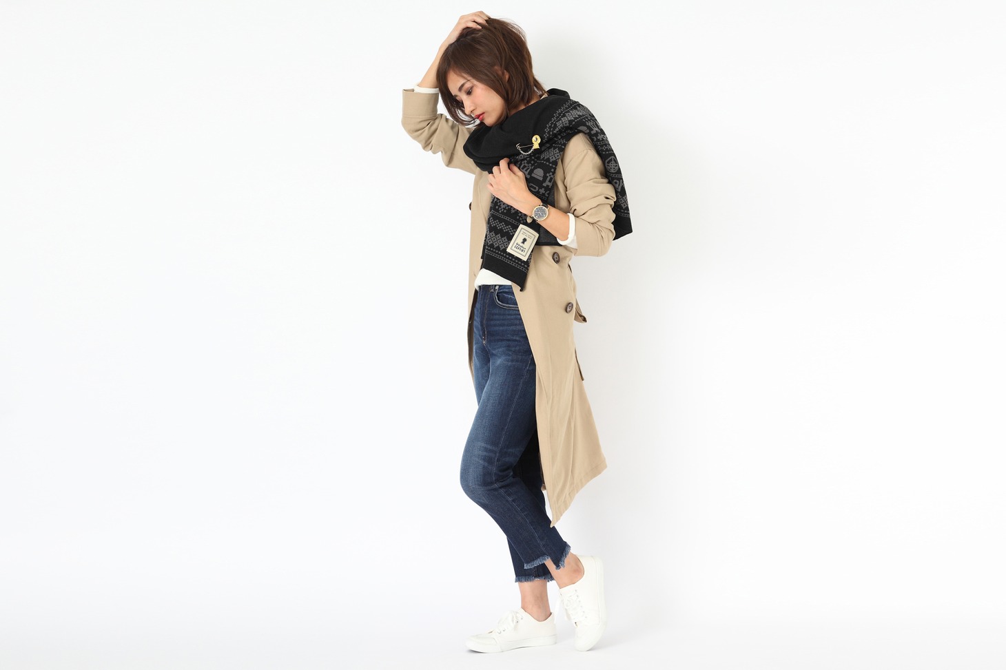 赤井秀一モデルの着用例。
