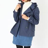 毛利蘭モデルのアウター使用例。