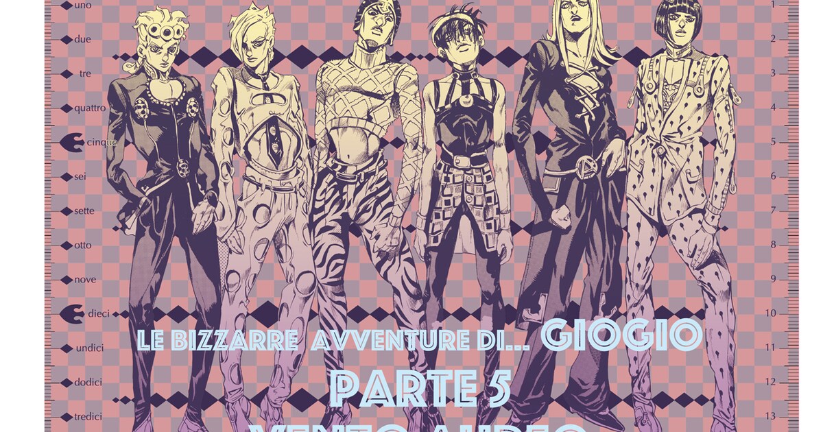 ジョジョ」第5部ブチャラティチーム集結のクリアファイルがUJに 