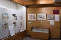 展示スペースより、「有閑倶楽部」のコーナー。