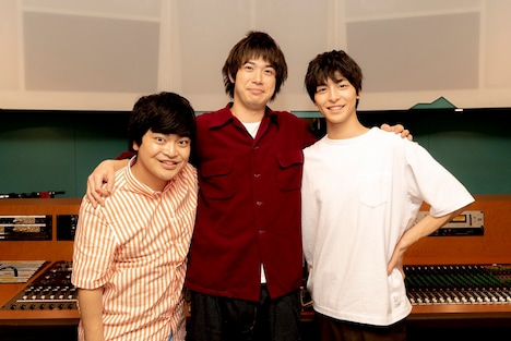 左から加藤諒、渡辺大知、高杉真宙。