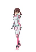 ニューロスーツを着用した手真輪愛鈴（CV：石見舞菜香）。