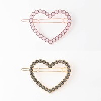 「ショコラのハートの髪飾り」をイメージしたヘアアクセサリー。