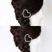 ヘアアクセサリー使用例。