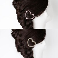 ヘアアクセサリー使用例。