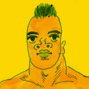 藤岡拓太郎のイラスト。