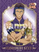 「木手永四郎バースデーゴーヤタコライス」を注文した人にプレゼントされるイラストシート。